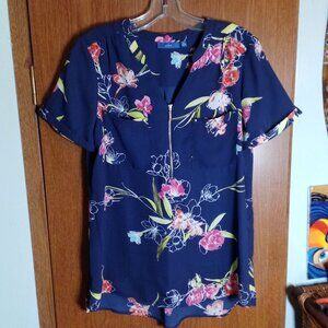 Apt. 9 Womens Short Sleeve Blouse